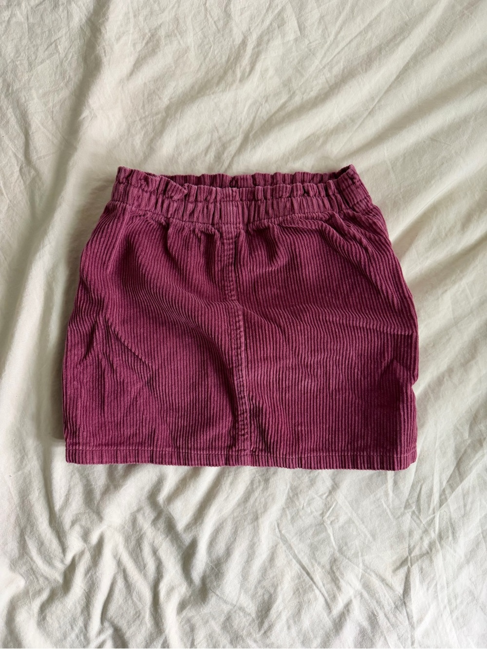 Zara Girls Corduroy Skirt in Berry Pink